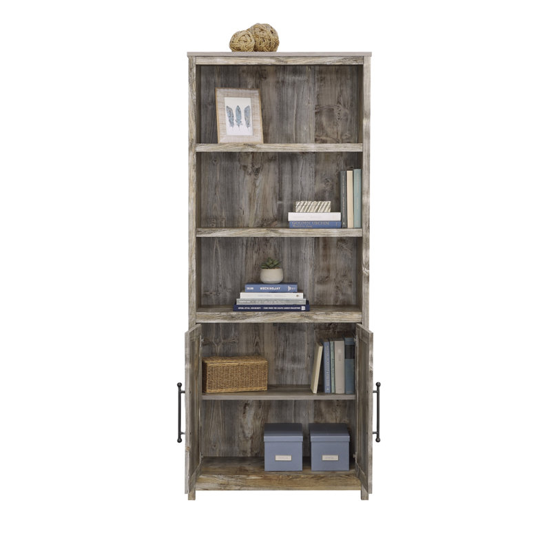Bibliothèque avec portes