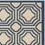 Tapis intérieur / extérieur bleu marine / gris Arneshia-280571614
