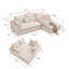Canapé modulaire en L-129739867