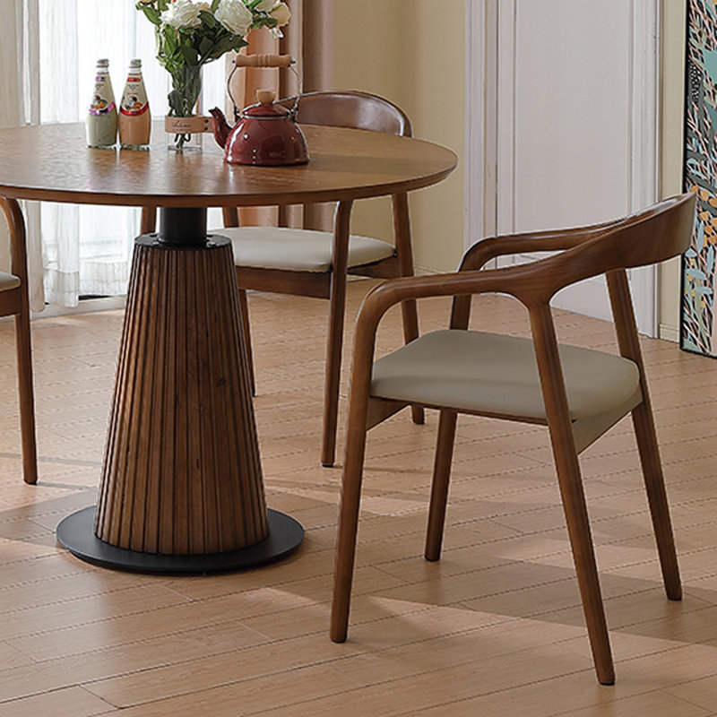 Retro Simple Casual Ash Wood Dining Chairs