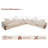 179.53” Wide L Shaped Sectional Sofa Couch For Living Room-109048455
