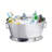 Demetro Beverage Tub for Parties Stainless Steel Drink Tub Cooler Ice Bucket for Hosting Parties Drink Bucket with Handles-2000350247