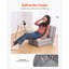 Fauteuil convertible convertible à 5 positions réglables sur le plancher gris