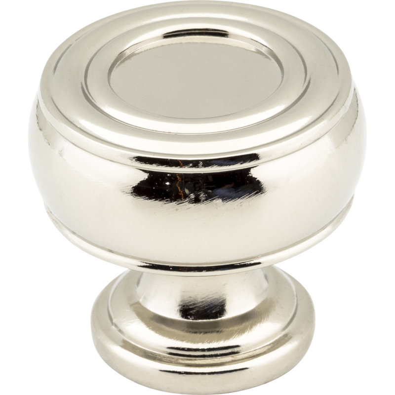 Bremen II Round Knob, Polished Nickel
