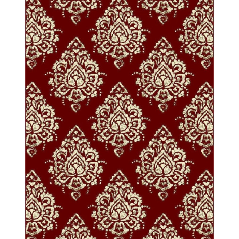Salena Wool Oriental Indoor Rug, Rectangle 3'10" x 5'3"
