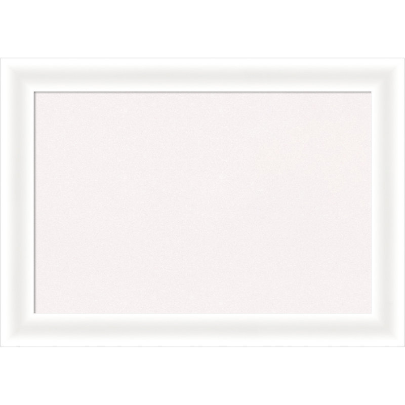 Tableau blanc à panneau étroit en bois Oliver, H 15 po x l 33 po, Noir