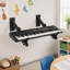 Support de clavier mural, support de clavier de piano réglable en acier avec bras télescopiques