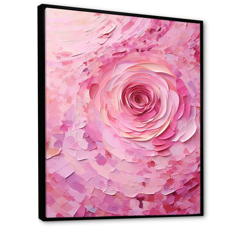Jonesboro - spirales abstraites, art mural, H 44 po x l 34 po x P 1,5 po, Toile avec cadre flottant noir
