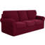 3 Seater Stretch Separate Box Cushion Sofa Slipcover-910861163