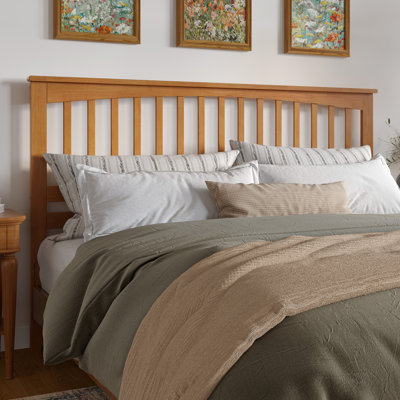 Oracio Solid Wood Slat Headboard