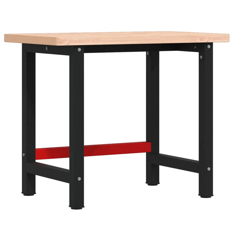 100cm W Solid Wood Top Workbench
