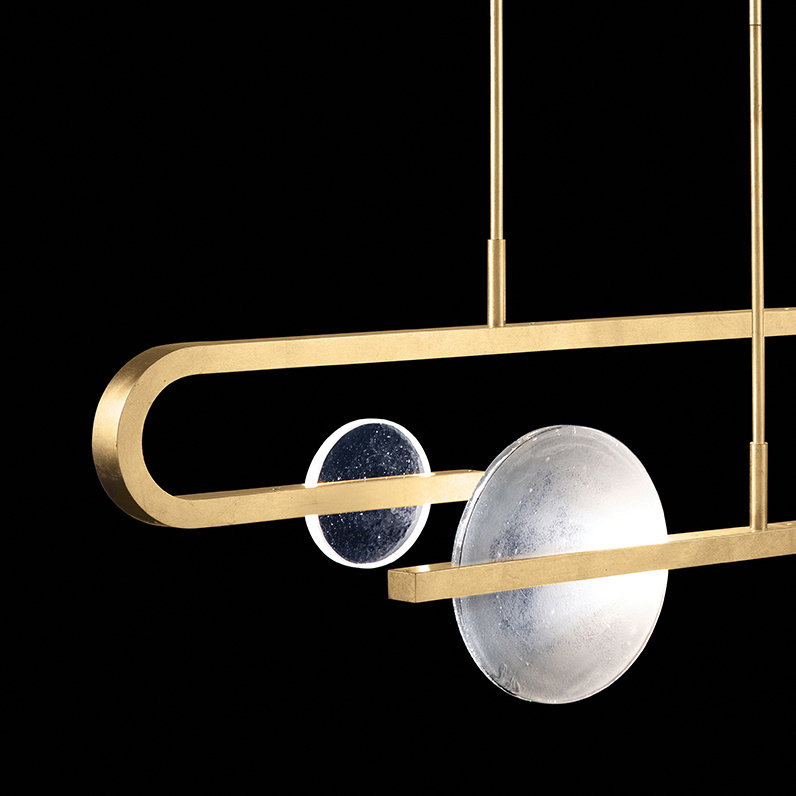 Selene 6 - Light LED Pendant, Gold