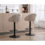 Tabouret de bar pivotant à hauteur réglable-1524250435