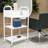 33.07'' H x 18.89'' W Utility Cart with Wheels