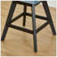 Ensemble de tabouret de bar pivotant en velours avec décoration capitonnée, pieds en bois et garniture cloutée chromée, idéal pour les loisirs à la maison-1689341790