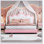 Lit double tapissier double avec tête de lit Crown, élégant et confortable pour une expérience de sommeil royale