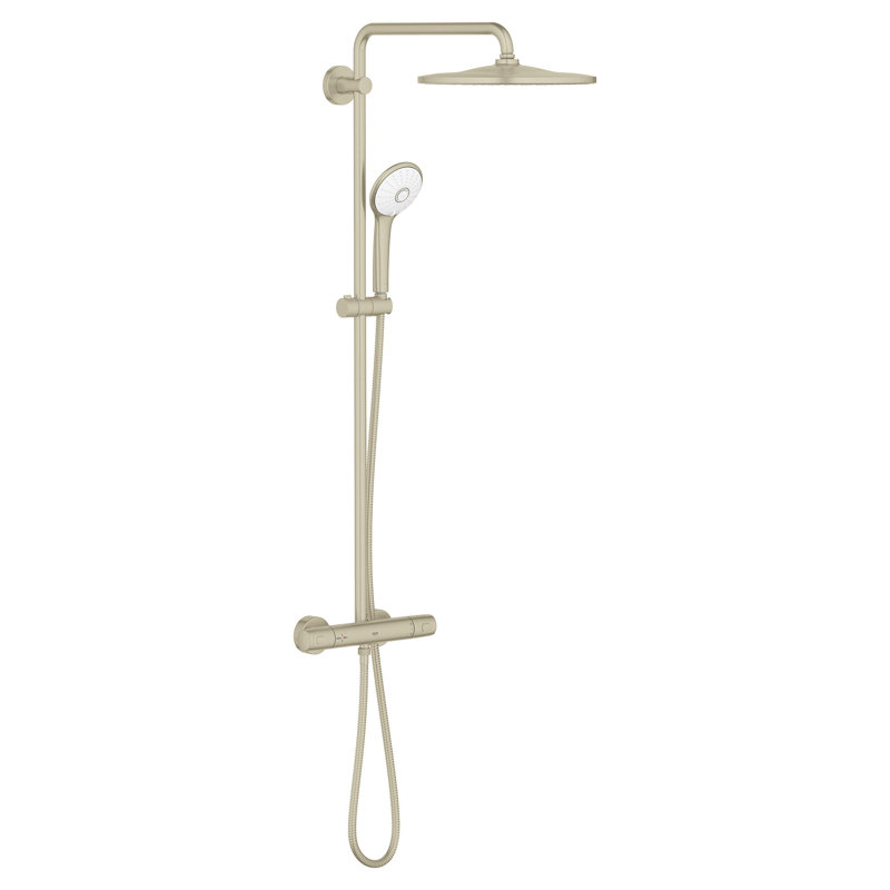 Système de douche thermostatique Euphoria 310 CoolTouch, Nickel brossé Infinity