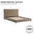 Pelham Flange Edge Bed Frame-97762537-107209890