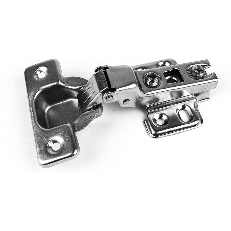 Paquet de 2 charnières de 105 degrés à demi-recouvrement sans cadre, H 3,2 po x l 1,8 po