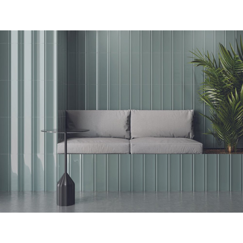 Flûte 6X18, Bleu sarcelle brillant