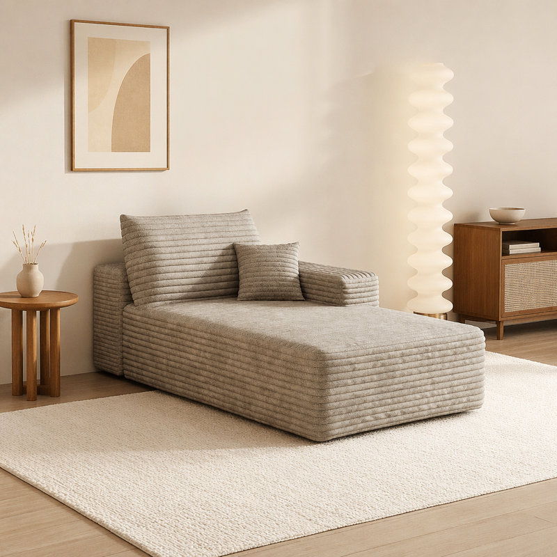 Y165-R-SLEEPER-Chameau, dormeur droit, chameau, L 68,9 po, Chameau