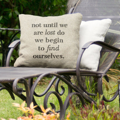Find Yourself Indoor/Outdoor Throw Pillow
