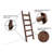57" Thick Wooden Blanket Ladder-439104443