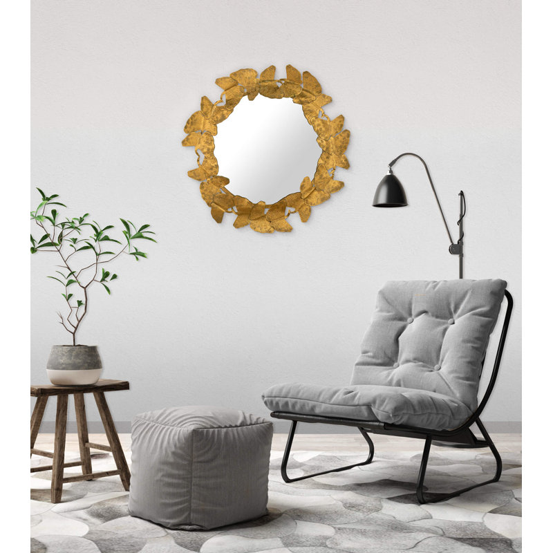Alixs Metal Wall Mirror