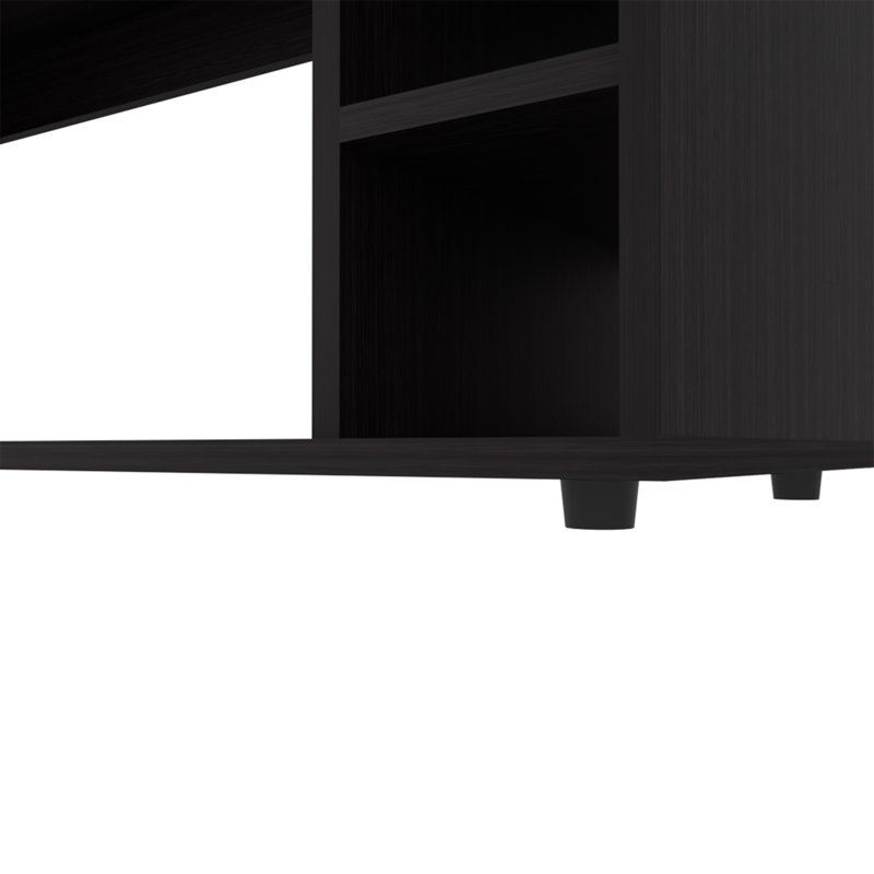 Meuble télé, salon, meuble télé Mountainair, Noir