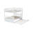 Full Over Full Bunk Bed with Trundle, Ladder and Guardrails-1546068685