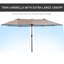 460cm X 270cm Rectangular Market Parasol-277896394