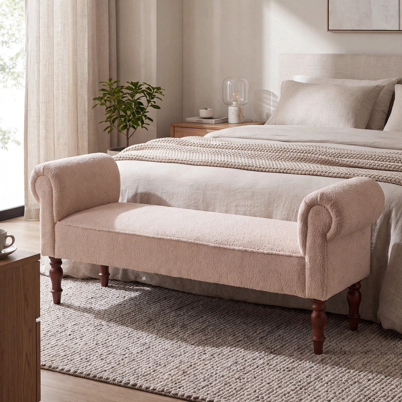Banc de chambre rétro, Light Khaki