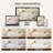 Pet-Friendly Waterproof Couch Cover with Tassel, Beige 91"x 150"-498867799-488170723