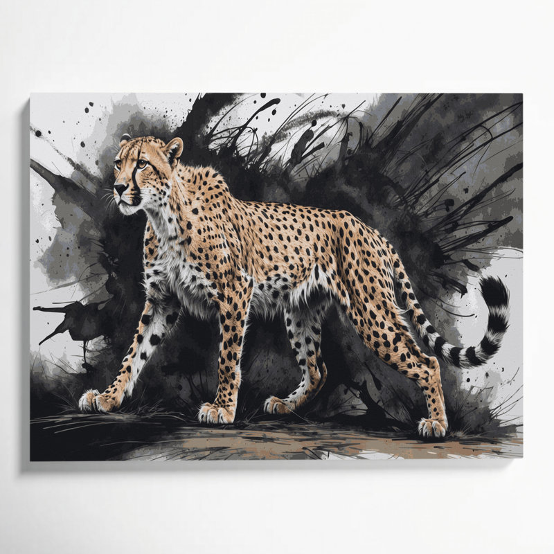 Art mural sur toile, "Big Cats", H 20 po x l 30 po