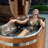 Canadian Red Cedar Wood Luxury Cold Plunge Tub, Ice Bath