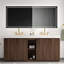 Meuble-lavabo de 72 po en noyer Winston avec grand rangement et lavabo, conception moderne autoportante, fabrication écologique et durable-1602959281-1602959283