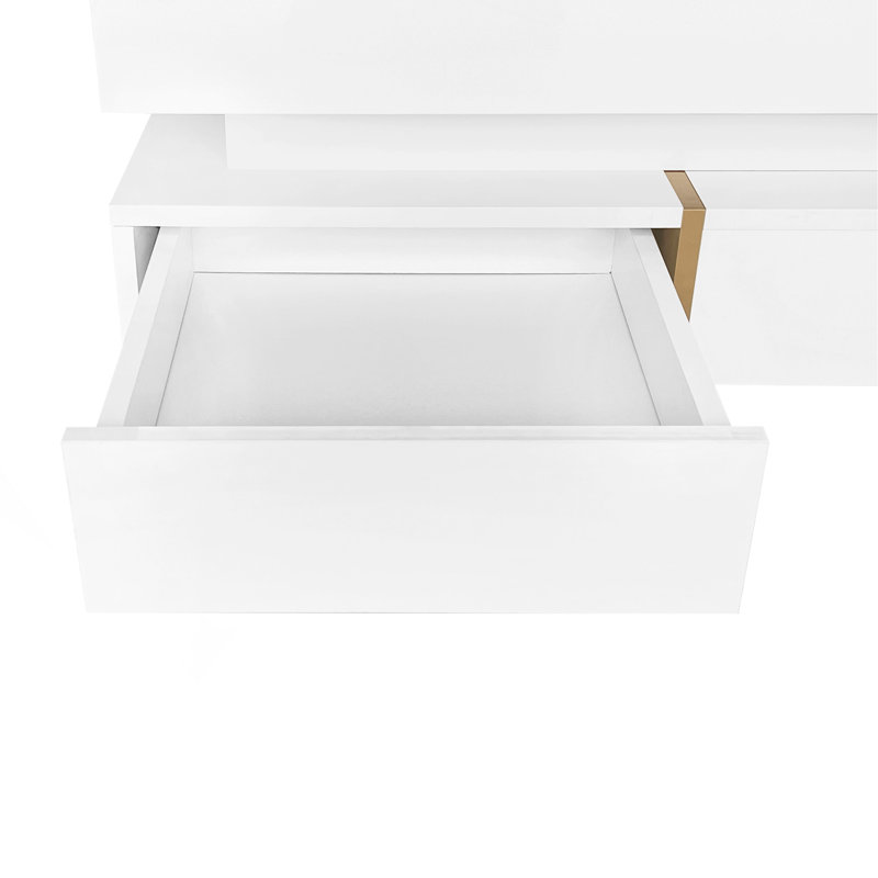 Table basse Askhat, Blanc