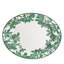 Arbor Green Oval Rimmed Platter