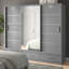 Deming 3 Door Solid + Manufactured Wood Wardrobe-808886614