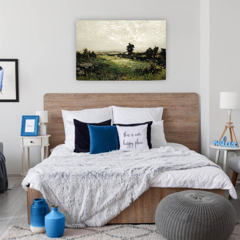 Art mural rétro sans cadre, nature sauvage, L 24 po x l 36 po
