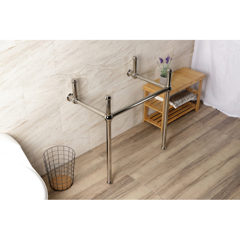Kingston Brass Fauceture Brass Console Sink Legs, Polished Nickel