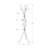 Johnstown 11-Hook Metal Freestanding Coat Rack-307060383