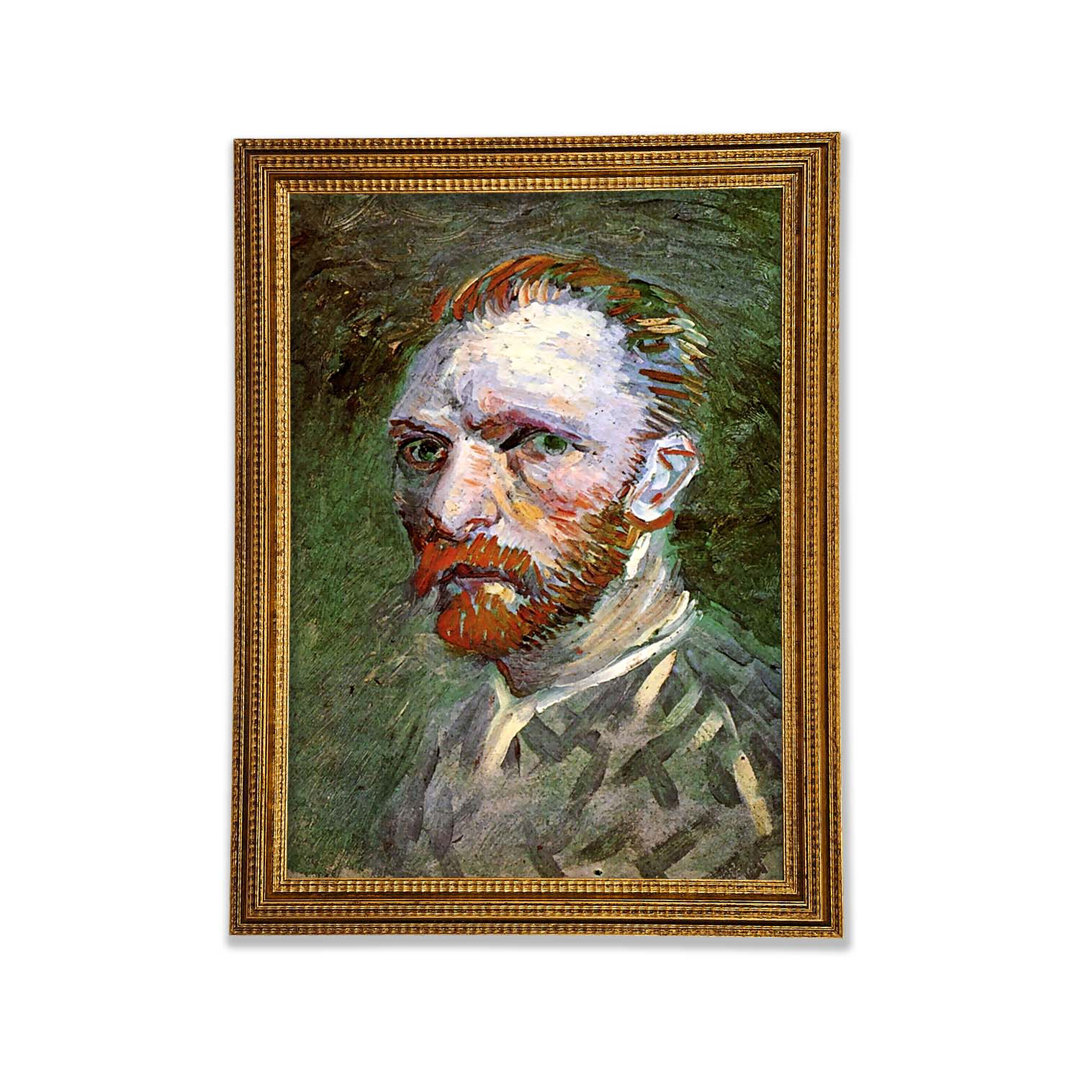 Van Gogh Selbstporträt 4 - Einzelner Bilderrahmen Kunstdrucke