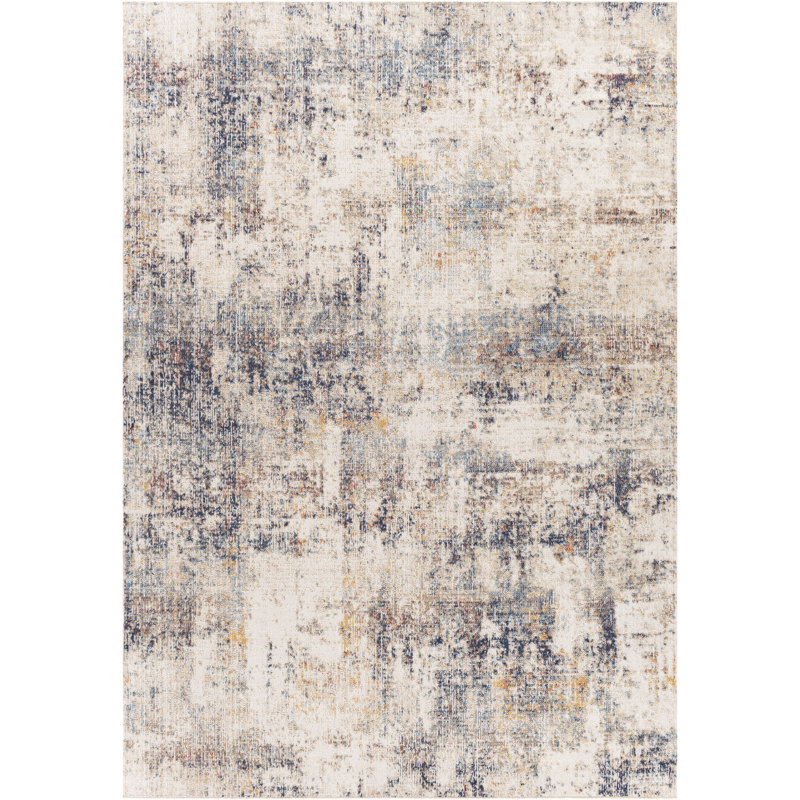 Tapis d'intérieur / extérieur gris Mckamey, Rectangle 7 pi 10 po x 10 pi