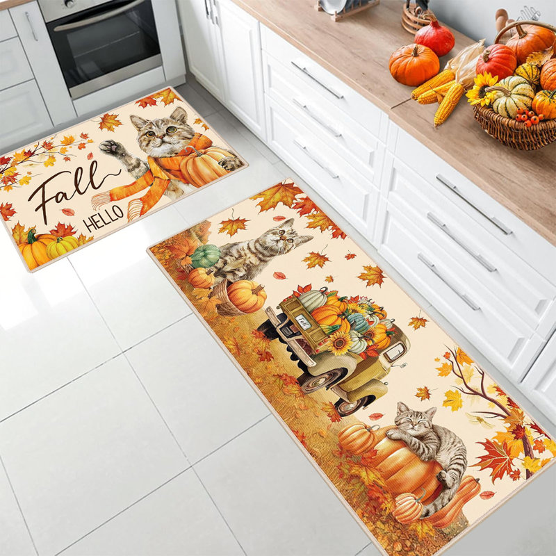  Tapis de cuisine de cuisine pour salle de bain, A