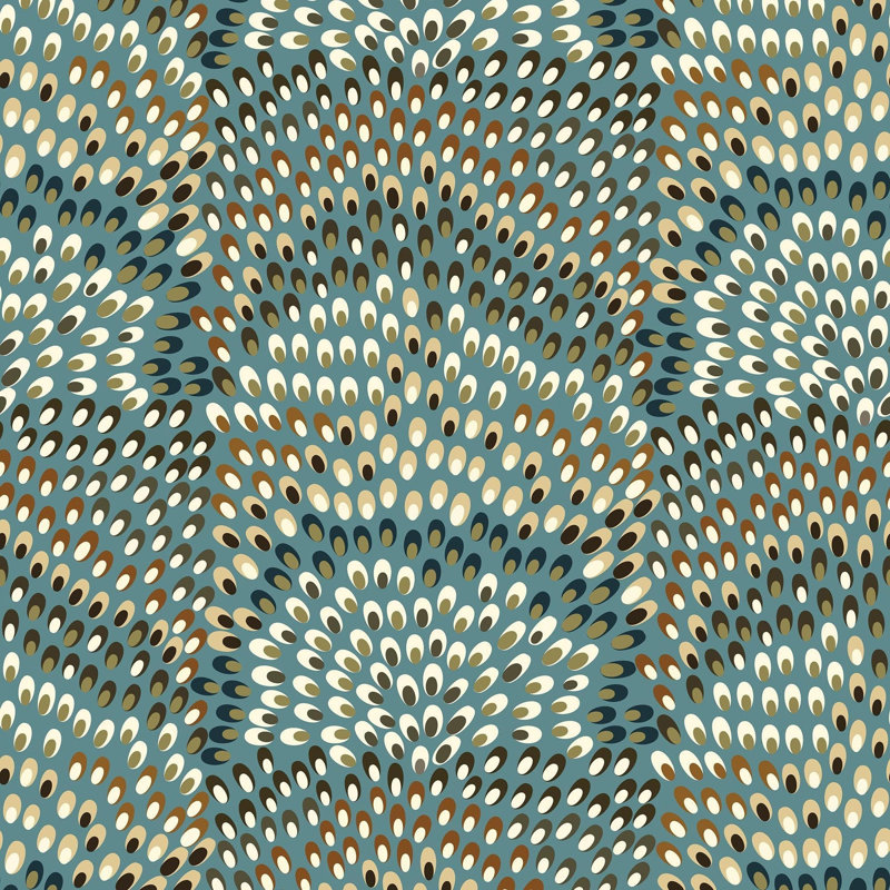 Jandaya Wallpaper, Blue, Faux Grasscloth, Non-pasted
