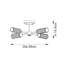 Cunningham Glass Semi Flush Mount