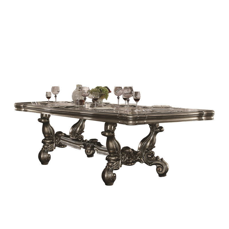 Table de salle à manger papillon Meaux, H 32 po x L 136 po x l 46 po