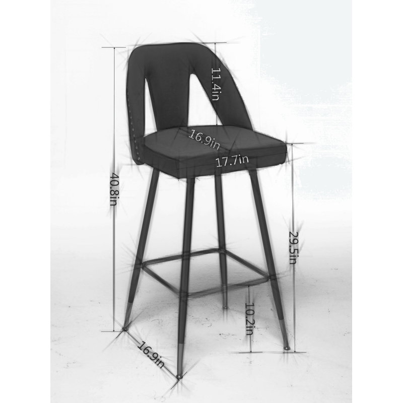 Chaise Aidann, Bleu, 1