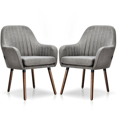 Fauteuil capitonnÃ© Brownett, 24,5 po de largeur